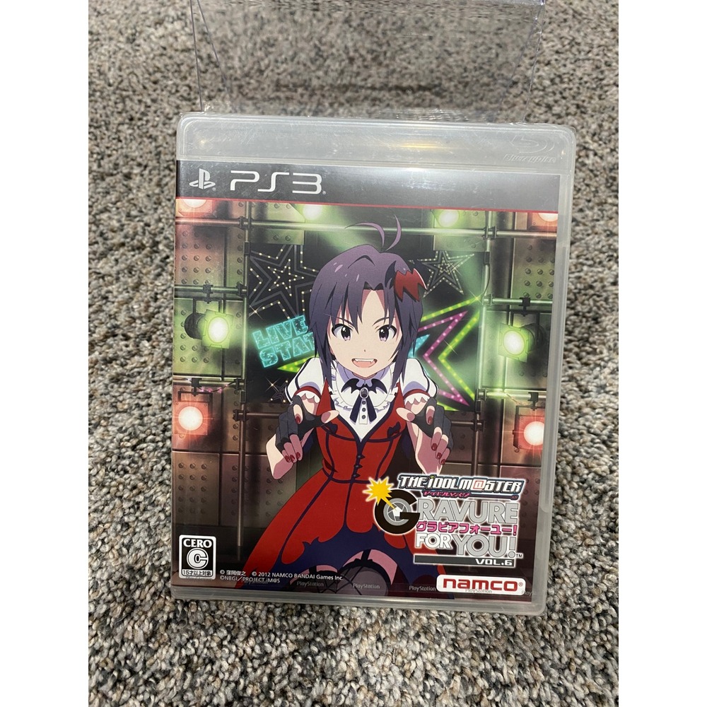 Video Game The Idolmaster Gravure For You Vol 6 PS3 Bandai Namco NTSC-J